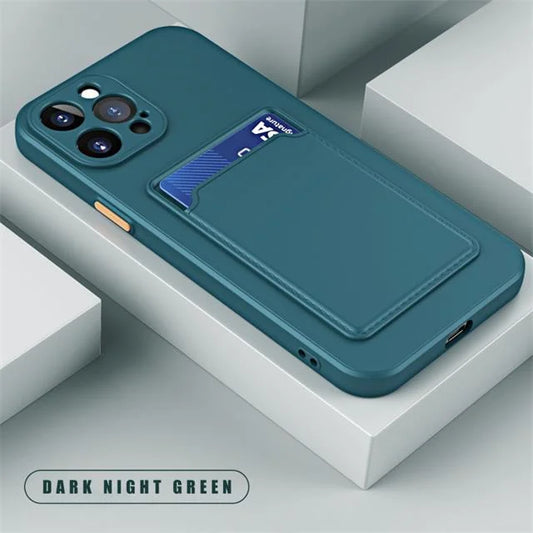 Luxury Soft Silicone Wallet Case