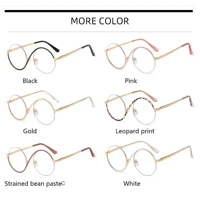 Semi-Rimless S Shape Glasses . - BLAKESTORE-NG