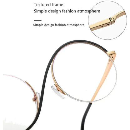 Semi-Rimless S Shape Glasses . - BLAKESTORE-NG
