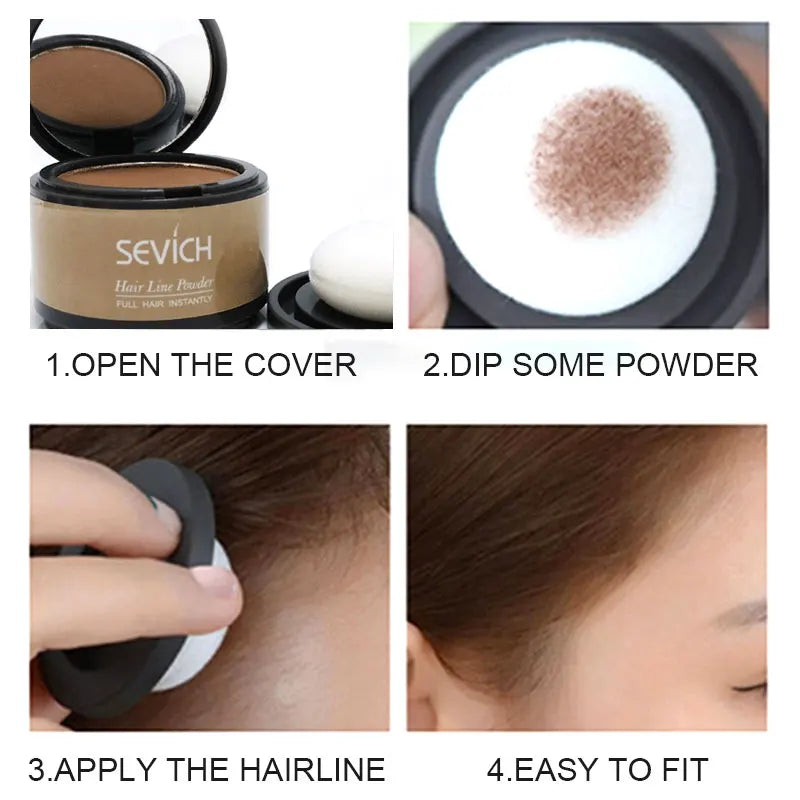 Sevich Hairline Powder 4g | Unisex Hair Shadow Concealer - Maison Novaire
