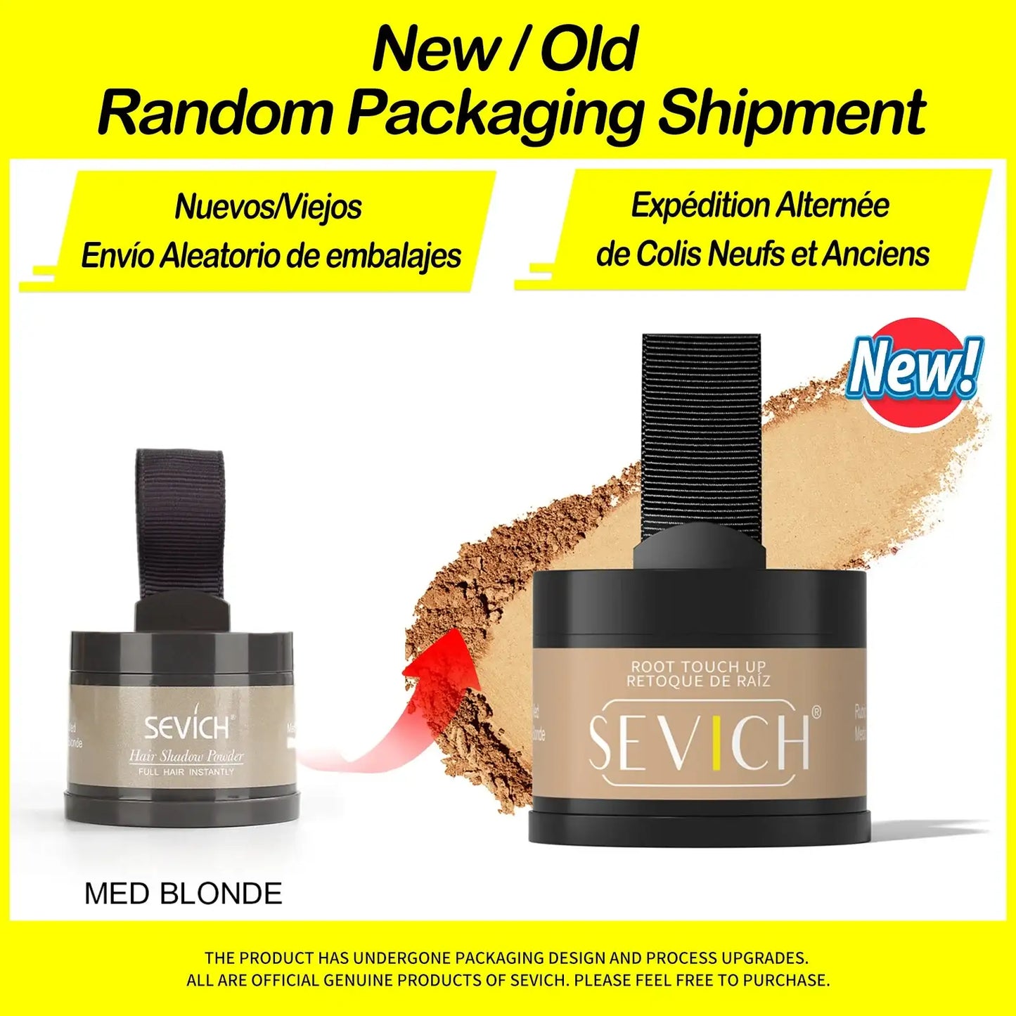 Sevich Hairline Powder 4g | Unisex Hair Shadow Concealer - Maison Novaire