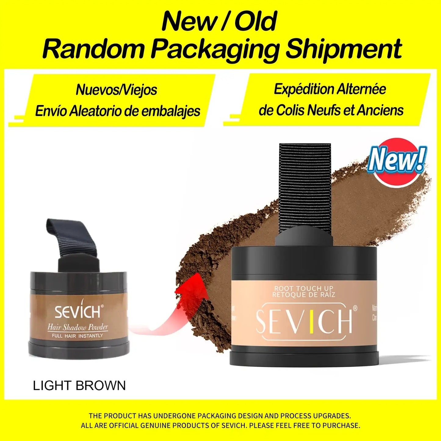 Sevich Hairline Powder 4g | Unisex Hair Shadow Concealer - Maison Novaire
