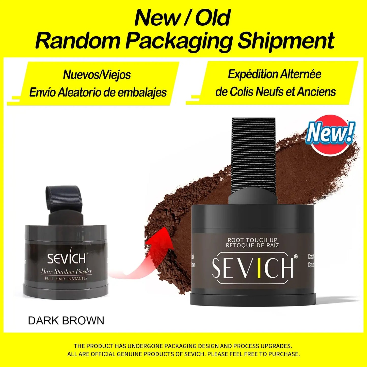 Sevich Hairline Powder 4g | Unisex Hair Shadow Concealer - Maison Novaire