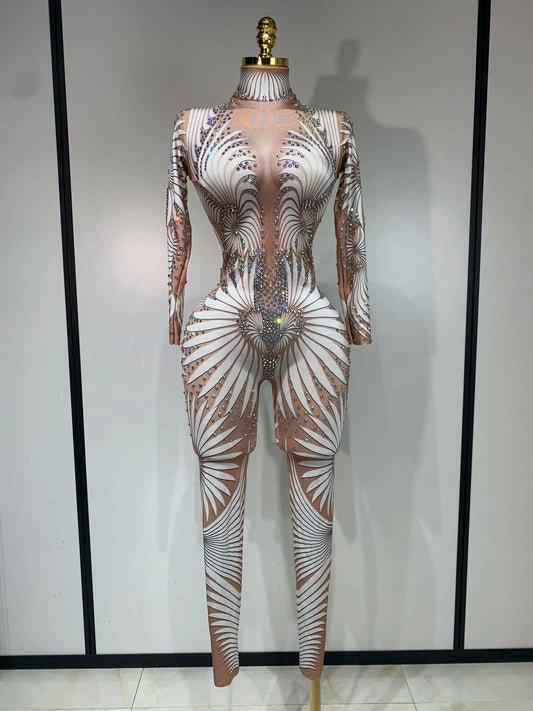 Sexy High Stretch Jumpsuit. - BLAKESTORE-NG