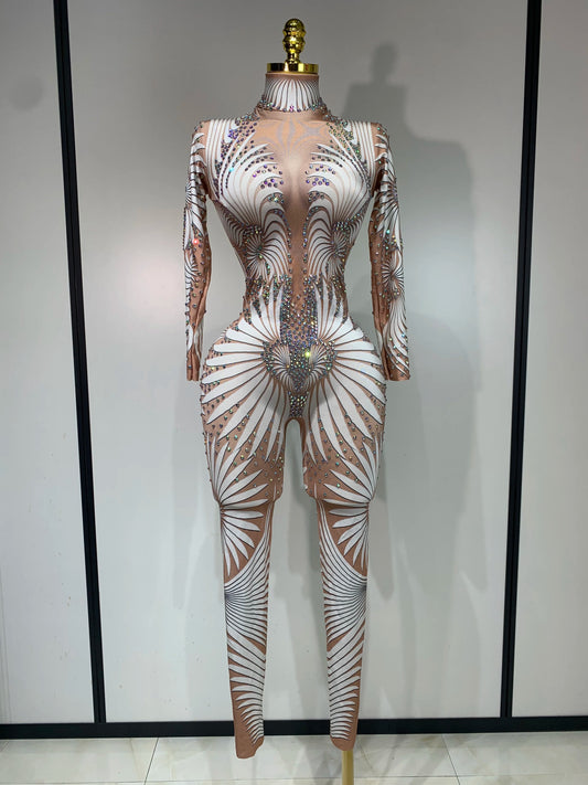 Sexy High Stretch Jumpsuit. - Maison Novaire