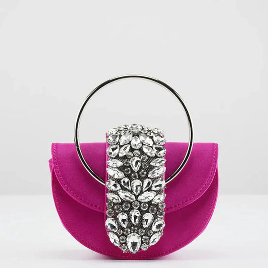 Shiny Rhinestone Clutch Purse. - BLAKESTORE-NG
