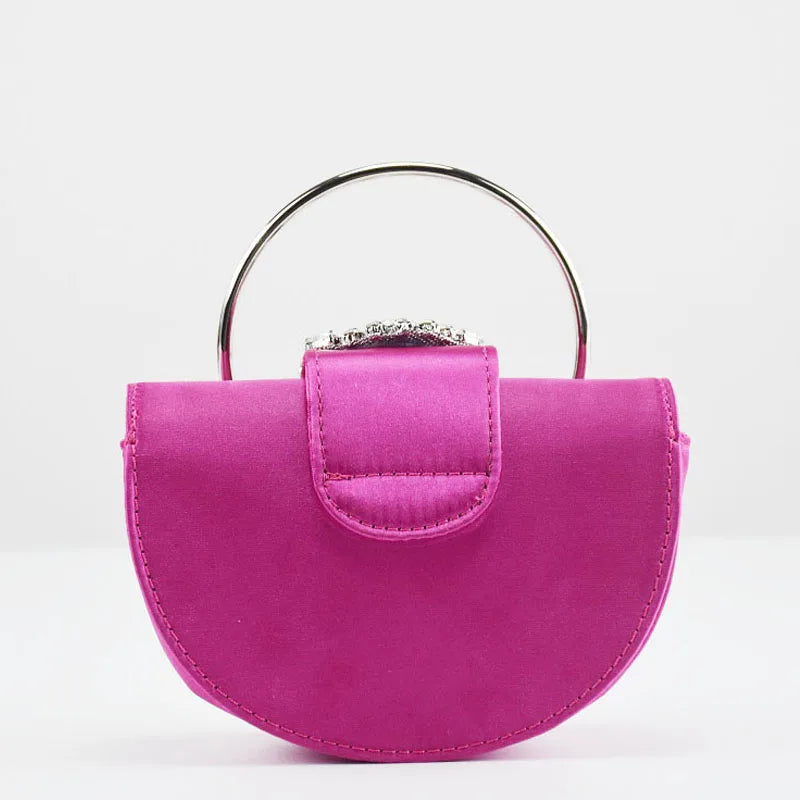 Shiny Rhinestone Clutch Purse. - Maison Novaire