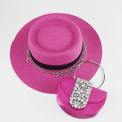 Shiny Rhinestone Clutch Purse. - Maison Novaire