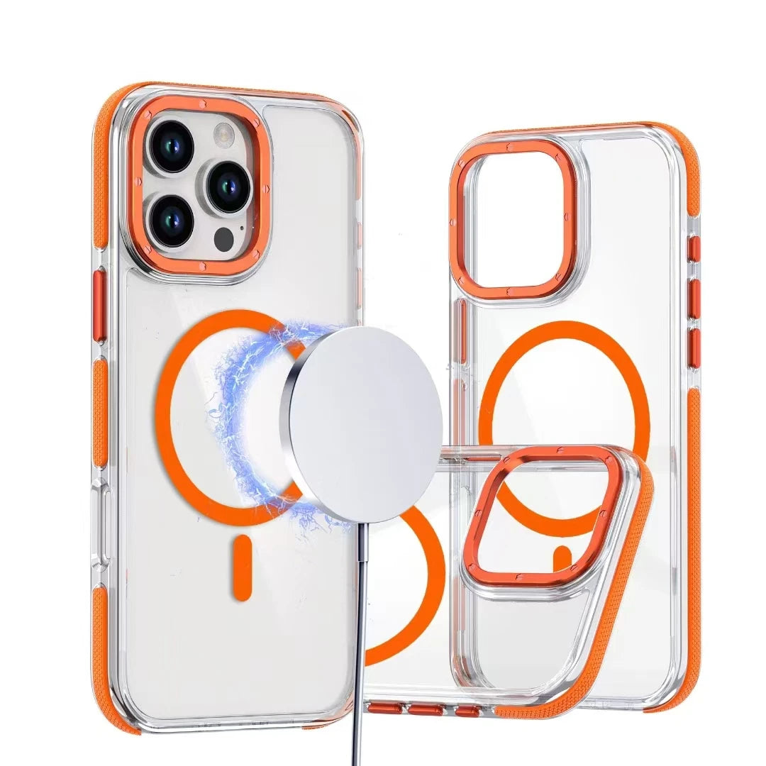 Shockproof wireless  Magsafe Clear Case For iPhone 17. - Maison Novaire #
