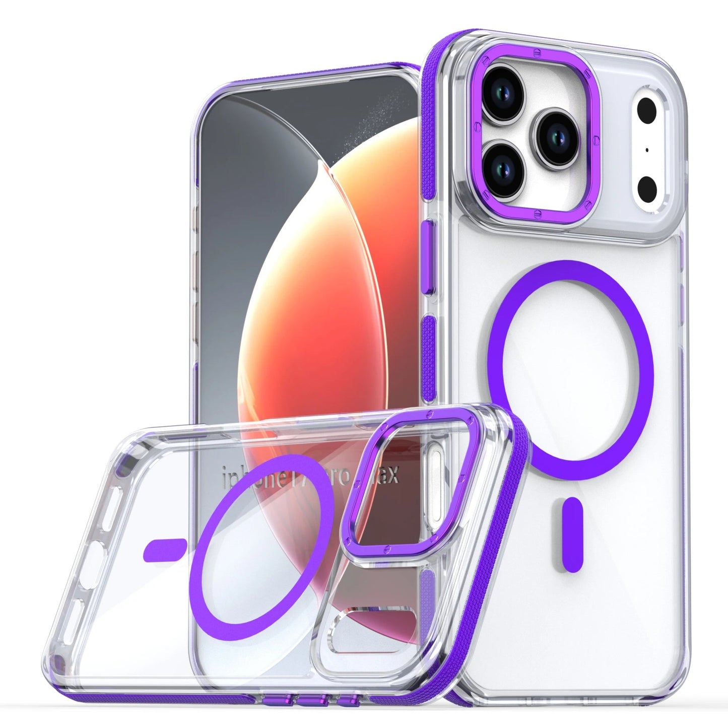 Shockproof wireless  Magsafe Clear Case For iPhone 17. - Maison Novaire #