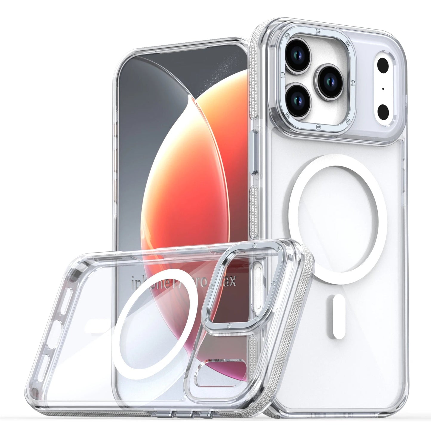 Shockproof wireless  Magsafe Clear Case For iPhone 17. - Maison Novaire #