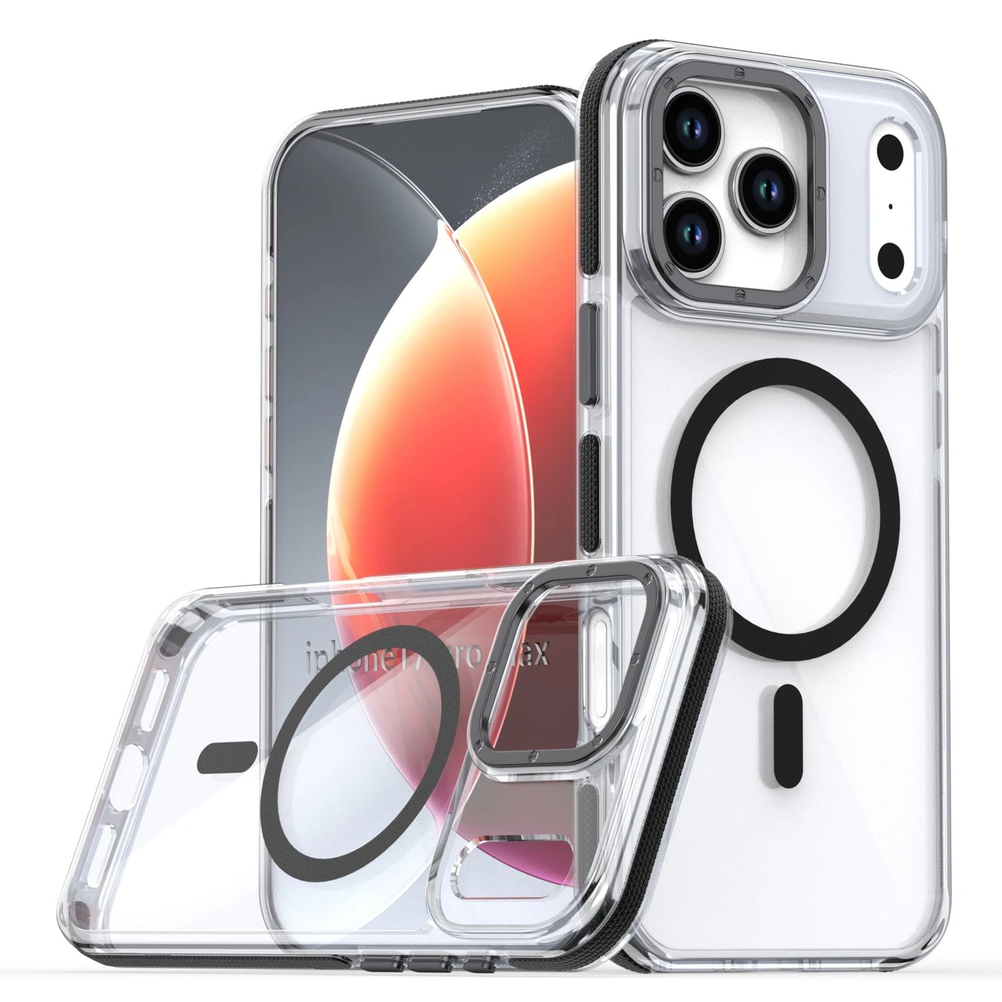 Shockproof wireless  Magsafe Clear Case For iPhone 17. - Maison Novaire #
