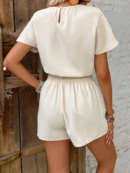 Short Sleeve Top and Shorts Set - BLAKESTORE-NG