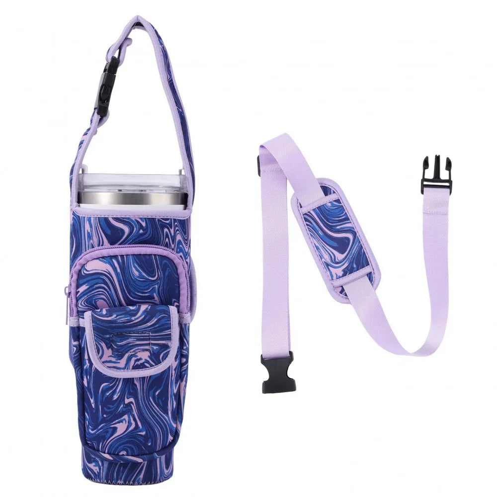 Shoulder Handheld Strap Water Bottle Holder. - Maison Novaire