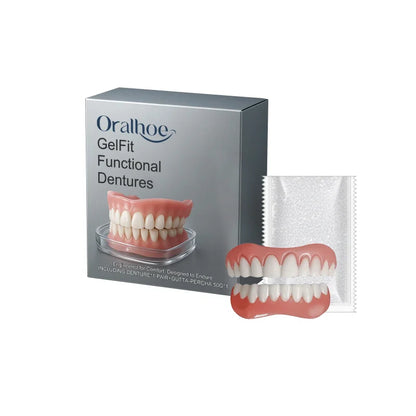 Silicone Dentures Full Set 2026 | Soft Temporary Teeth Tooth Loss Solution - Maison Novaire #