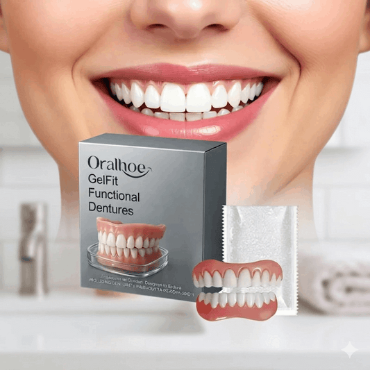Silicone Dentures Full Set 2026 | Soft Temporary Teeth Tooth Loss Solution - Maison Novaire #