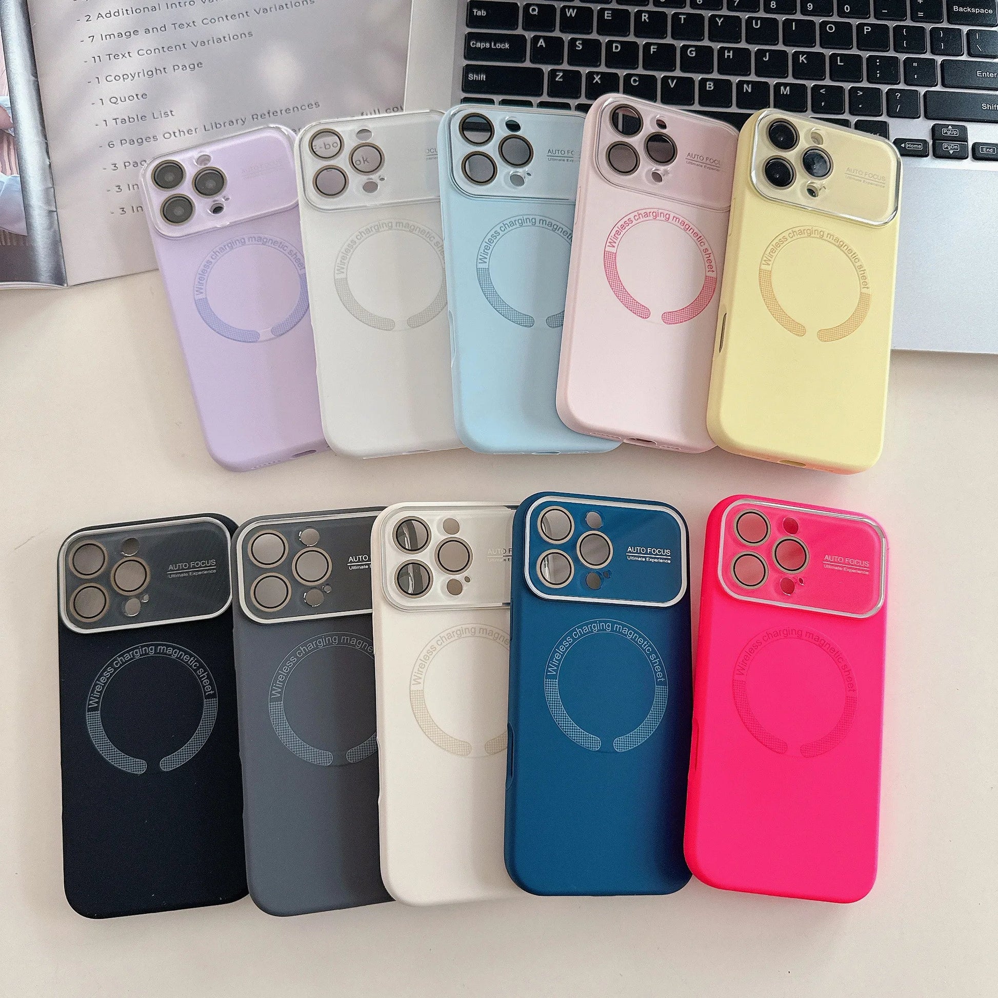 Silicone MagSafe Magnetic Phone Case. - Maison Novaire