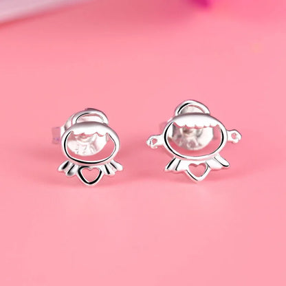Silver Stud Earrings 925 For Women - BLAKESTORE-NG