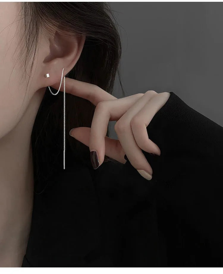 Silver Stud Earrings 925 For Women - BLAKESTORE-NG