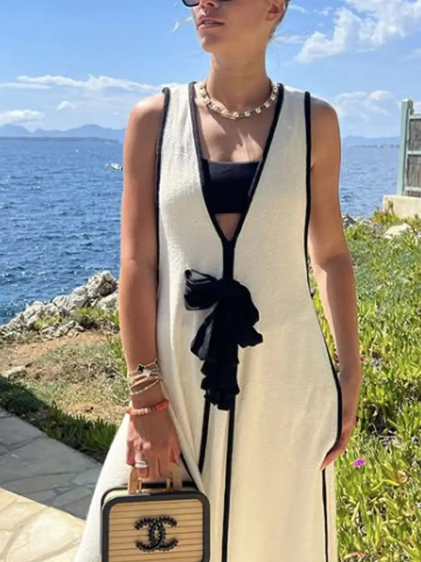 Sleeveless Maxi Knit Dress - BLAKESTORE-NG