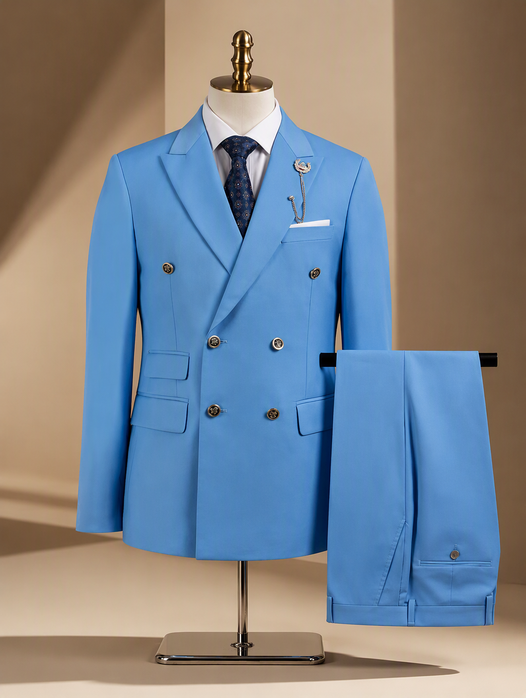 Slim-Fit Two-Piece Business Suit | Maison Novaire Collection  - PD8211-A15 / XS - Maison Novaire