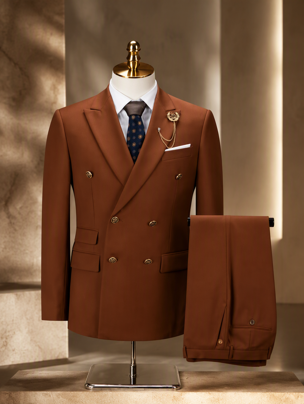 Slim-Fit Two-Piece Business Suit | Maison Novaire Collection  - PD8211-A16 / XS - Maison Novaire