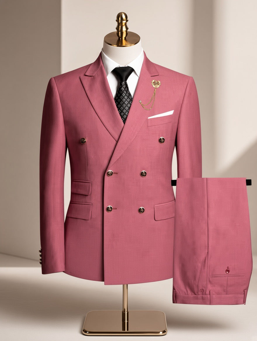 Slim-Fit Two-Piece Business Suit | Maison Novaire Collection  - PD8211-A5 / XS - Maison Novaire