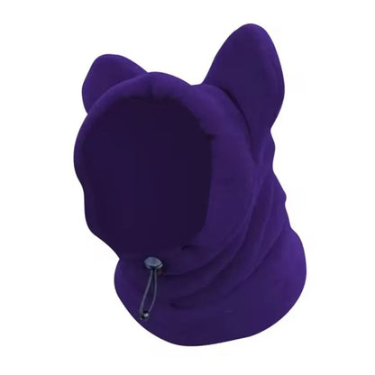 Soft Dog Fleece Bat Hat – Warm Winter Pet Headwear - Maison Novaire #