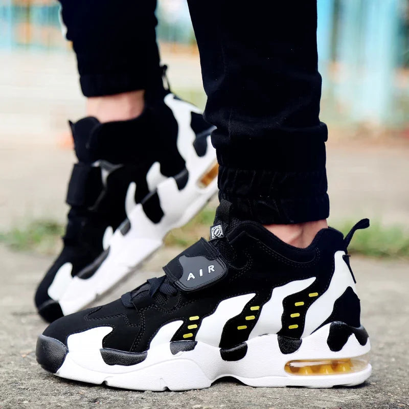 Sport Running Sneakers for Men. Air Cushion Jogging Shoe. Breathable Sneakers for Men. - Maison Novaire