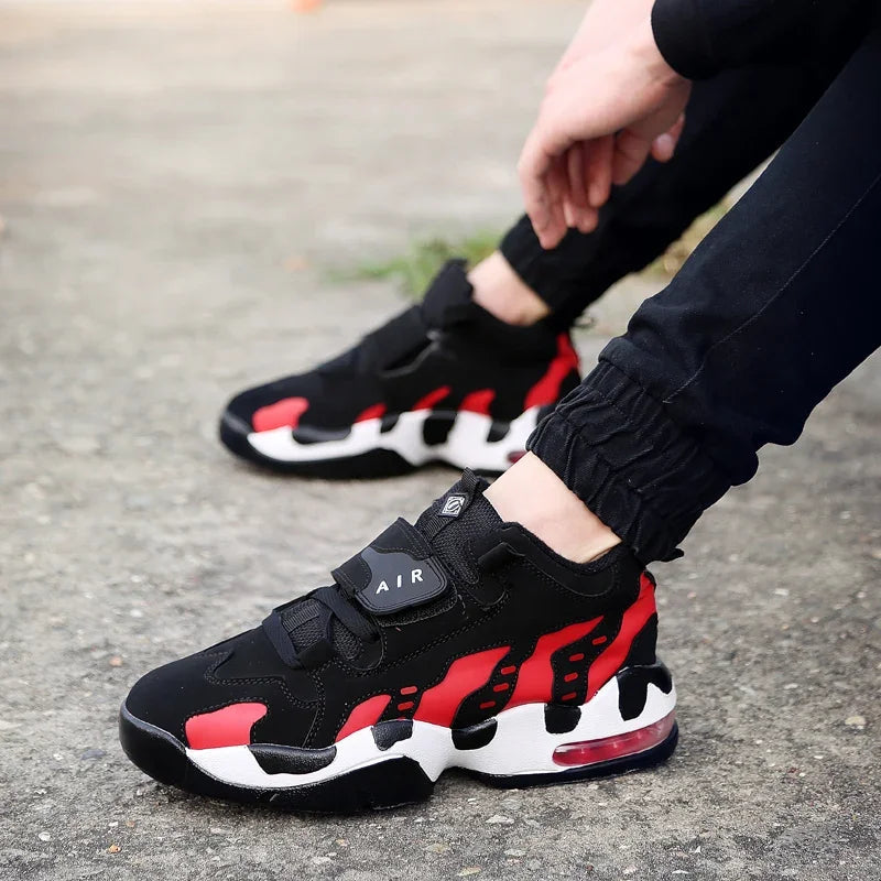 Sport Running Sneakers for Men. Air Cushion Jogging Shoe. Breathable Sneakers for Men. - Maison Novaire