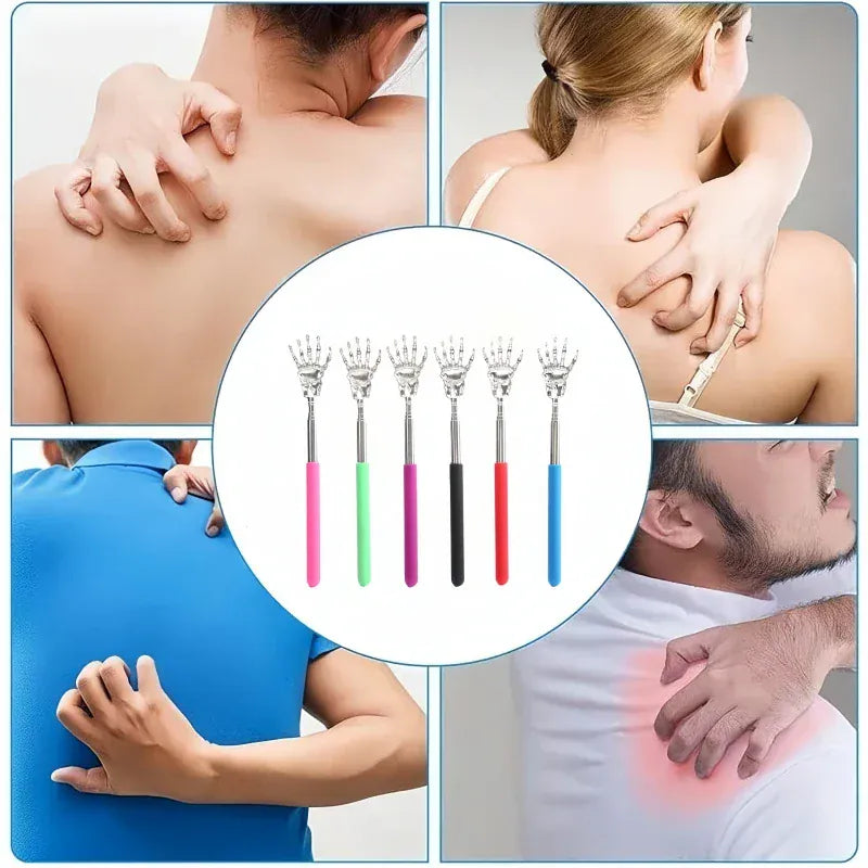 Stainless Steel Retractable Back Scratcher with Long Handle. - BLAKESTORE-NG