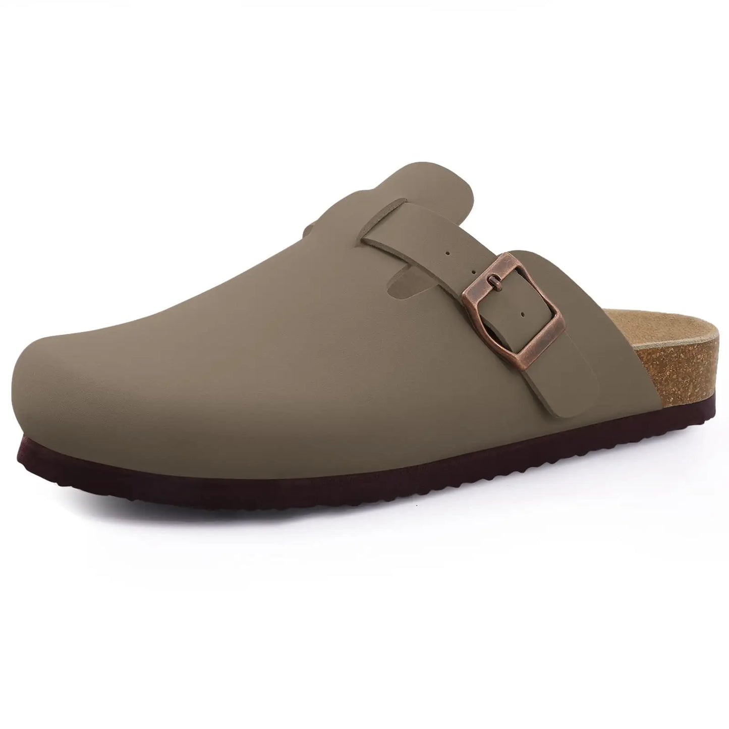 Suede Cork Mules - Maison Novaire #