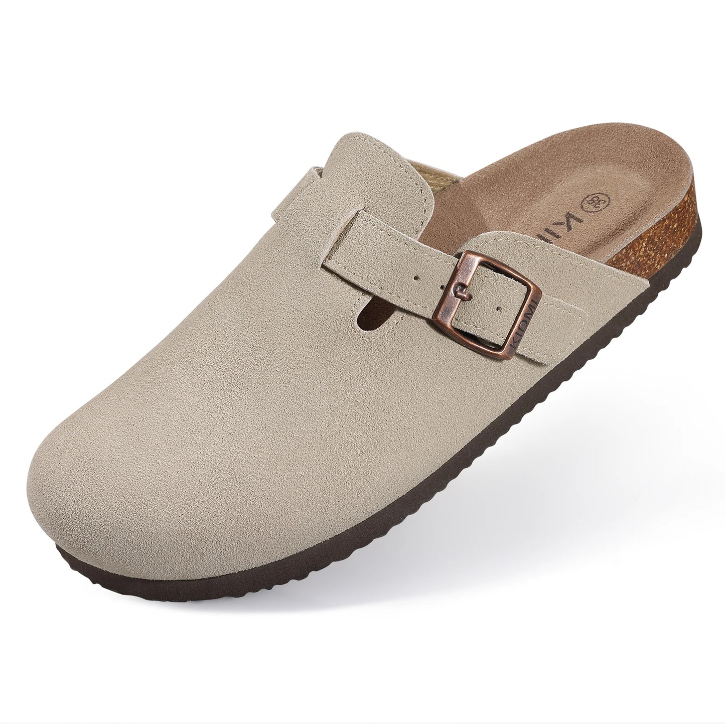 Suede Cork Mules - Maison Novaire #