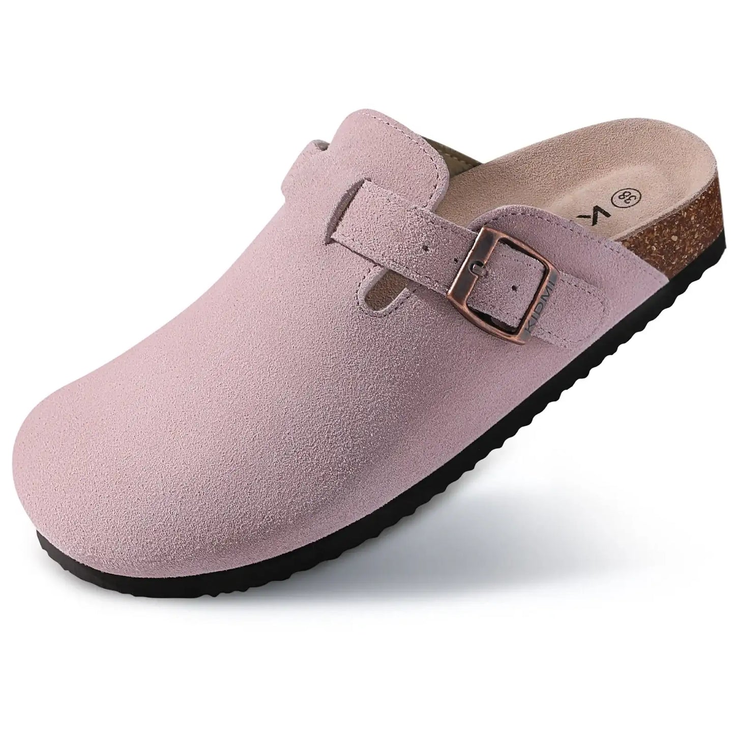 Suede Cork Mules - Maison Novaire #