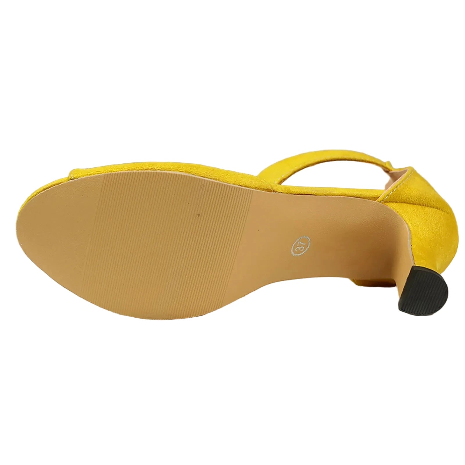 Suede High Heels Fish Mouth Peep Toe Sandals. - Maison Novaire
