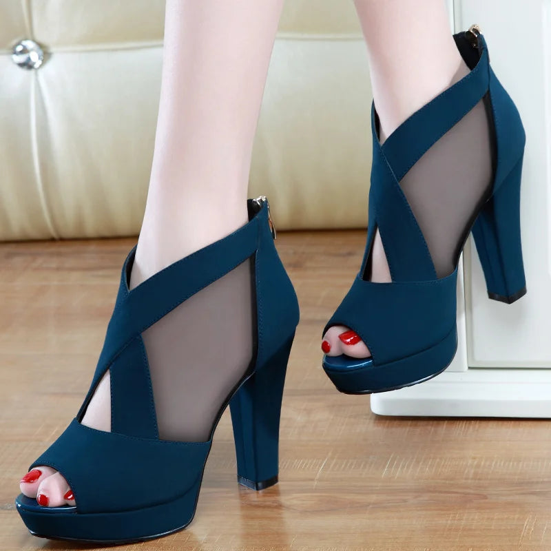 Summer Women High Heel Shoes. - Maison Novaire