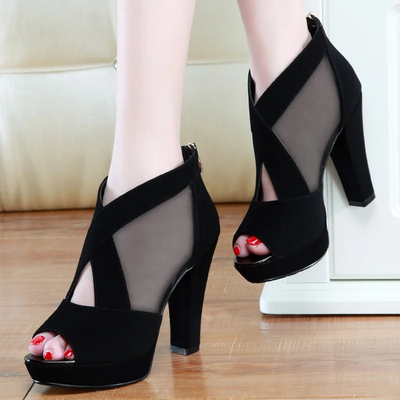 Summer Women High Heel Shoes. - Maison Novaire
