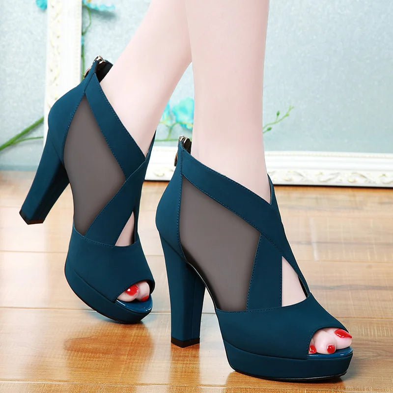 Summer Women High Heel Shoes. - Maison Novaire