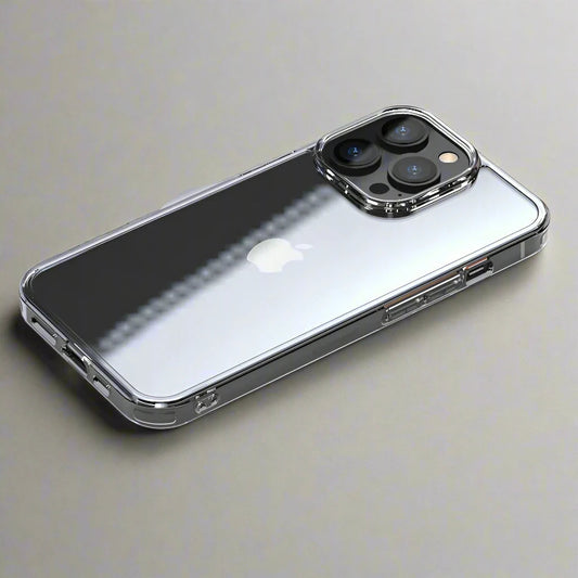 Tempered Glass Clear Case For iPhone. - BLAKESTORE-NG