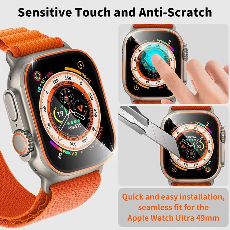Tempered Glass for Apple Watch Ultra 49mm HD Screen Protector. - Maison Novaire