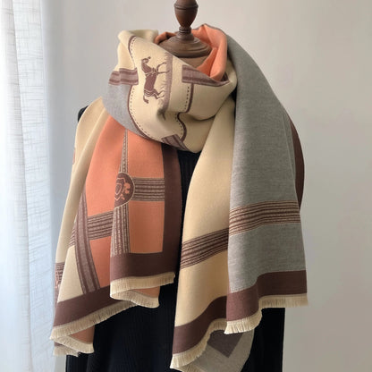 Thick Warm winter Scarf . - BLAKESTORE-NG