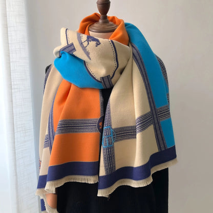 Thick Warm winter Scarf . - BLAKESTORE-NG