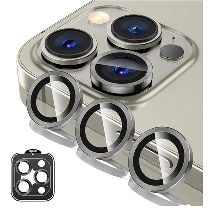 Titanium Gray Metal Tempered Glass Camera Lens Cover - Maison Novaire