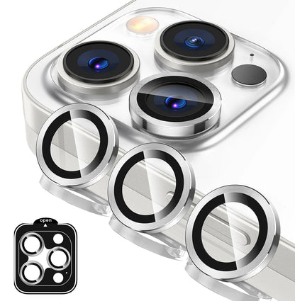 Titanium Gray Metal Tempered Glass Camera Lens Cover - Maison Novaire