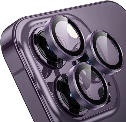 Titanium Gray Metal Tempered Glass Camera Lens Cover - Maison Novaire