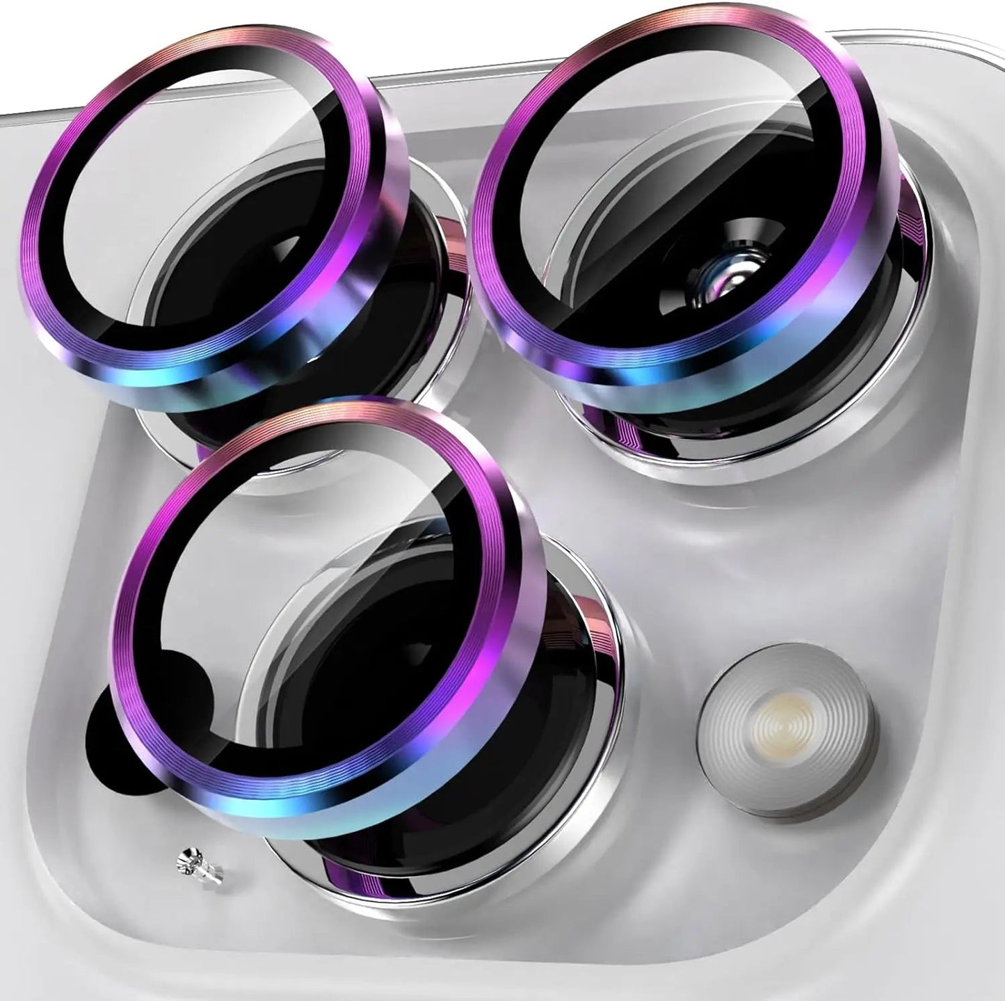Titanium Gray Metal Tempered Glass Camera Lens Cover - Maison Novaire