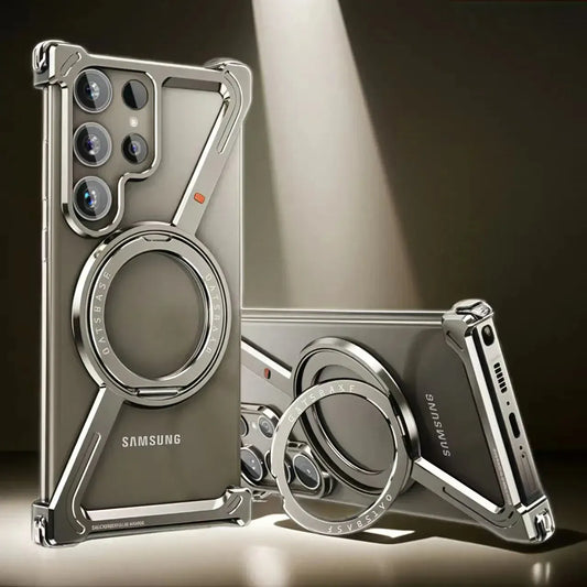 Titanium Metal Phone Case for Samsung Galaxy Fold & Ultra. - BLAKESTORE-NG