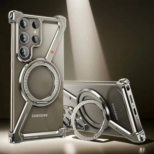 Titanium Metal Phone Case for Samsung Galaxy Fold & Ultra. - Maison Novaire