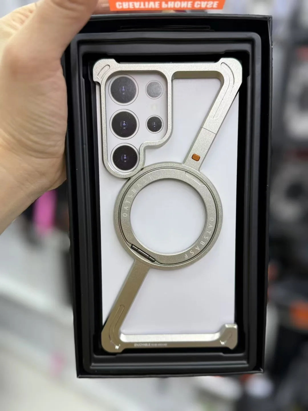 Titanium Metal Phone Case for Samsung Galaxy Fold & Ultra. - Maison Novaire
