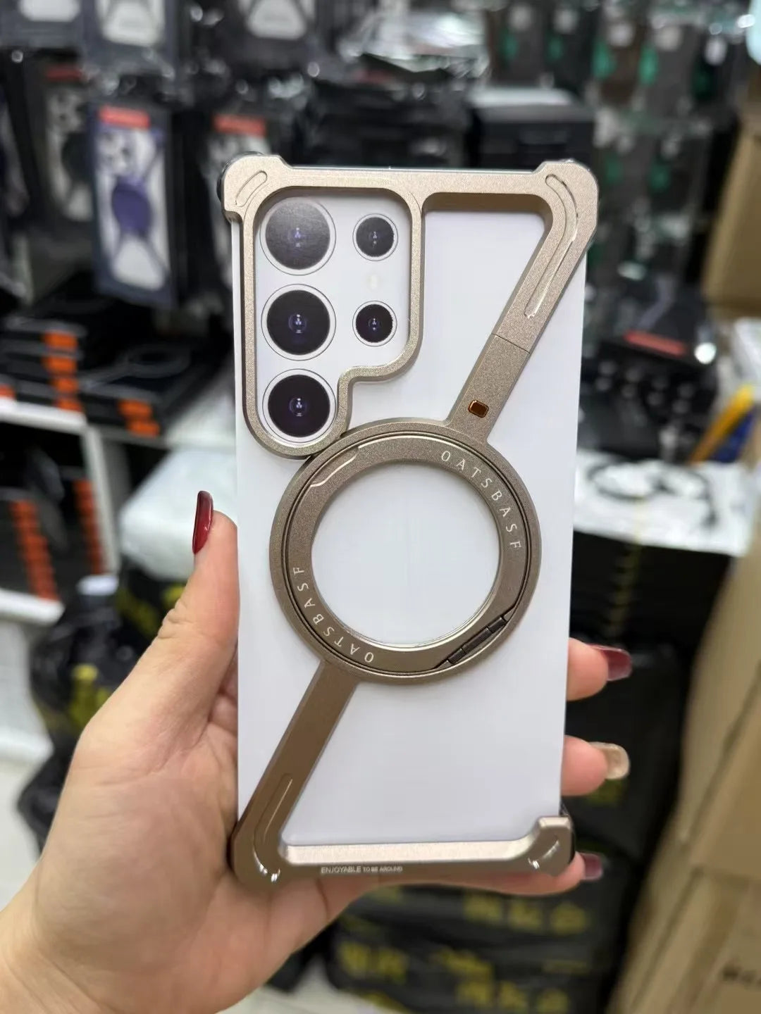 Titanium Metal Phone Case for Samsung Galaxy Fold & Ultra. - Maison Novaire